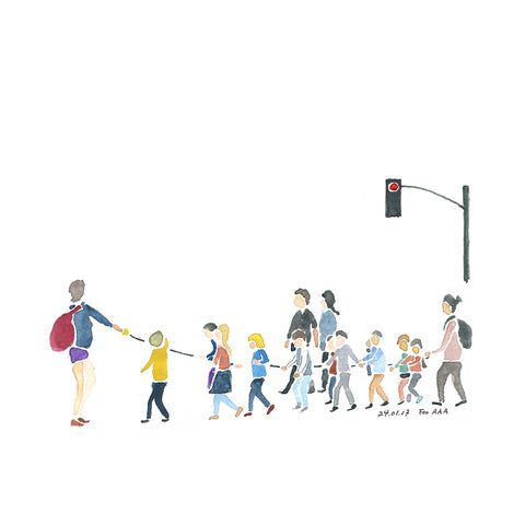 Children Crossing the Street